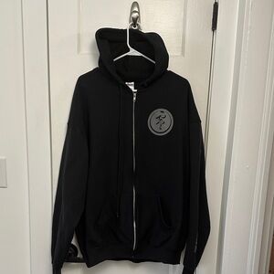 Original Samurai Choppers Black Hooded Men's hooded jacket